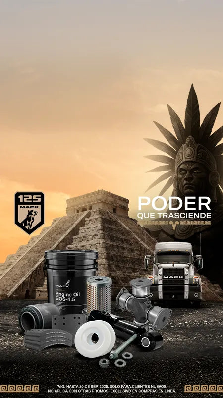 Refacciones y piezas para camiones Mack.