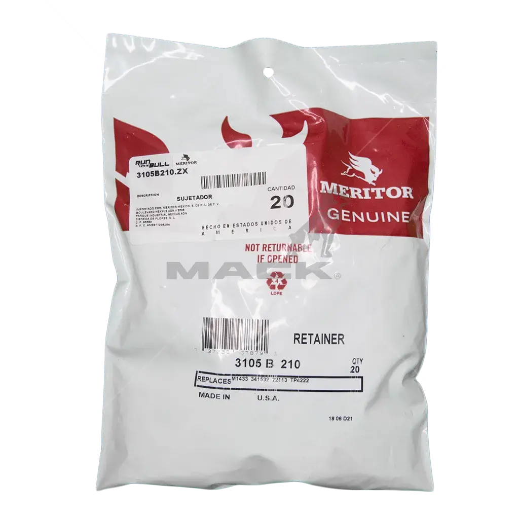 Retenedor de rodillos Meritor 3105B210