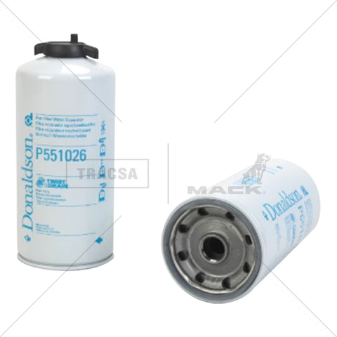 Filtro de combustible separador de agua Donaldson P551026